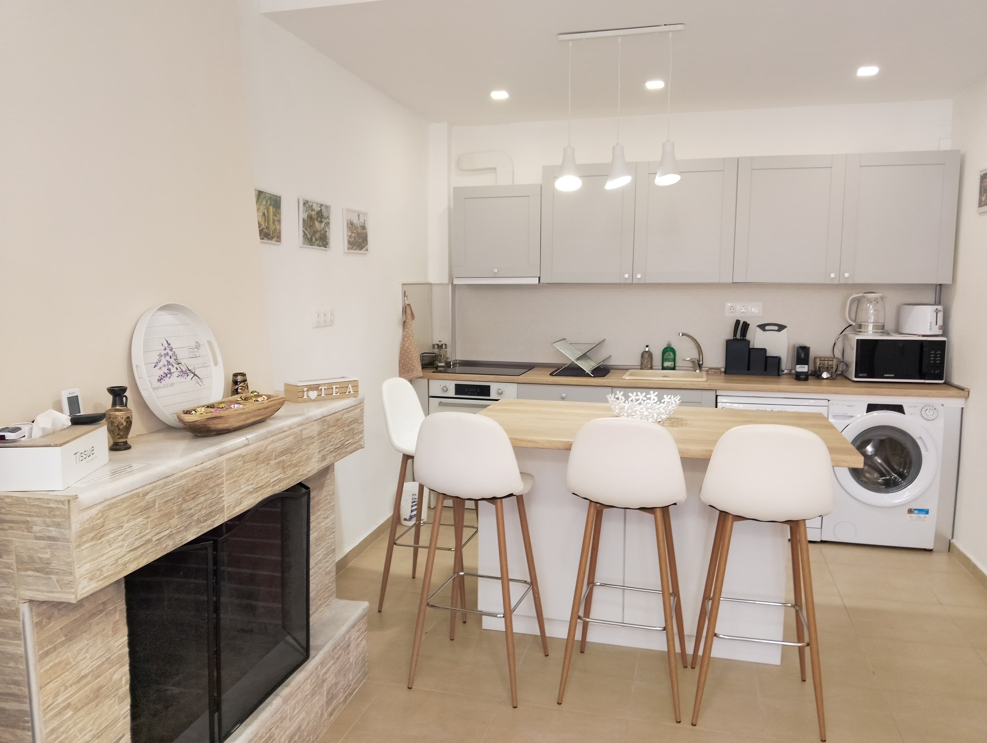 Apartment 1 kitchen area
