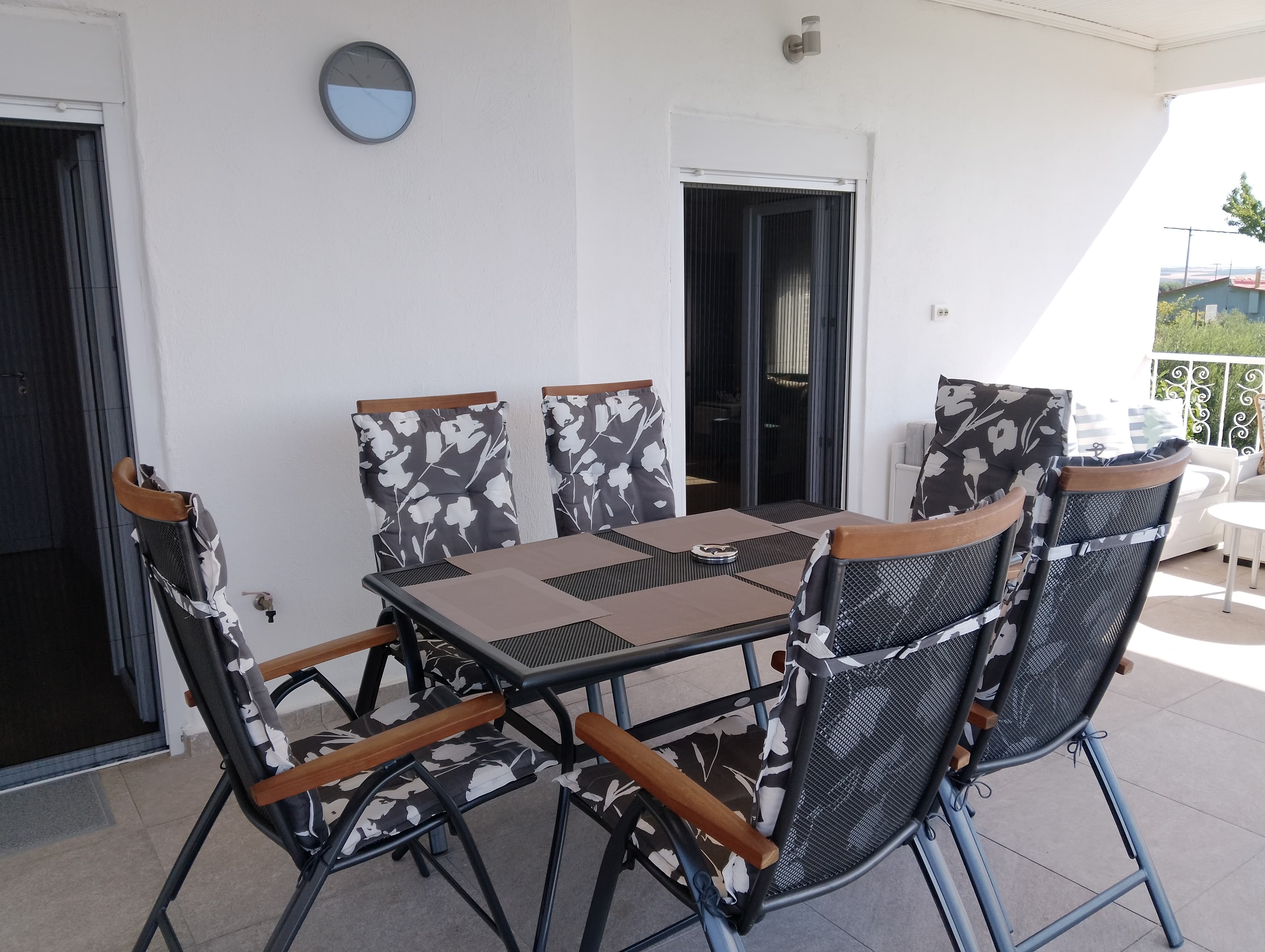 Terrace and panorama